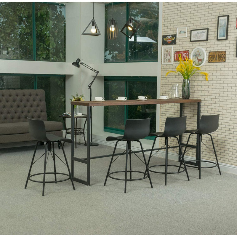 Corrigan Studio® Dobbins Swivel Bar & Counter Stool & Reviews Wayfair